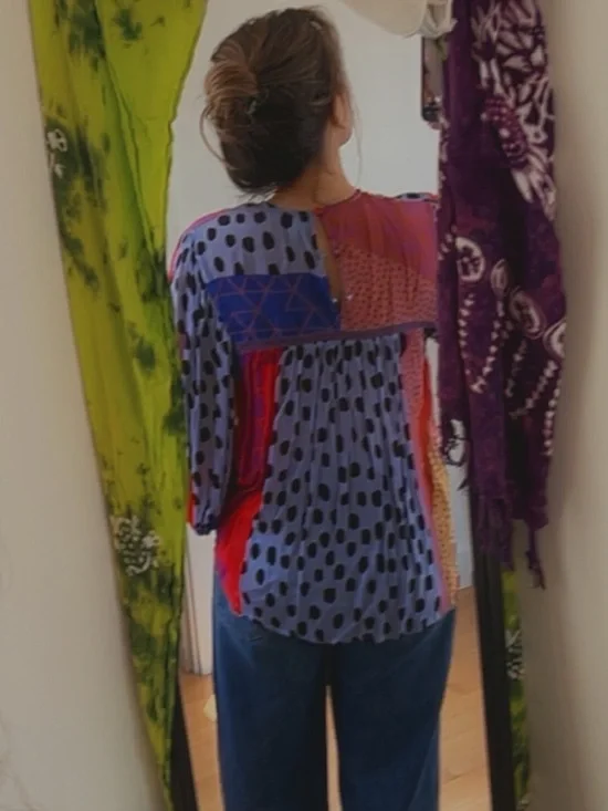 Anthropologie blank London vibrant fun blouse - Picture 3 of 8
